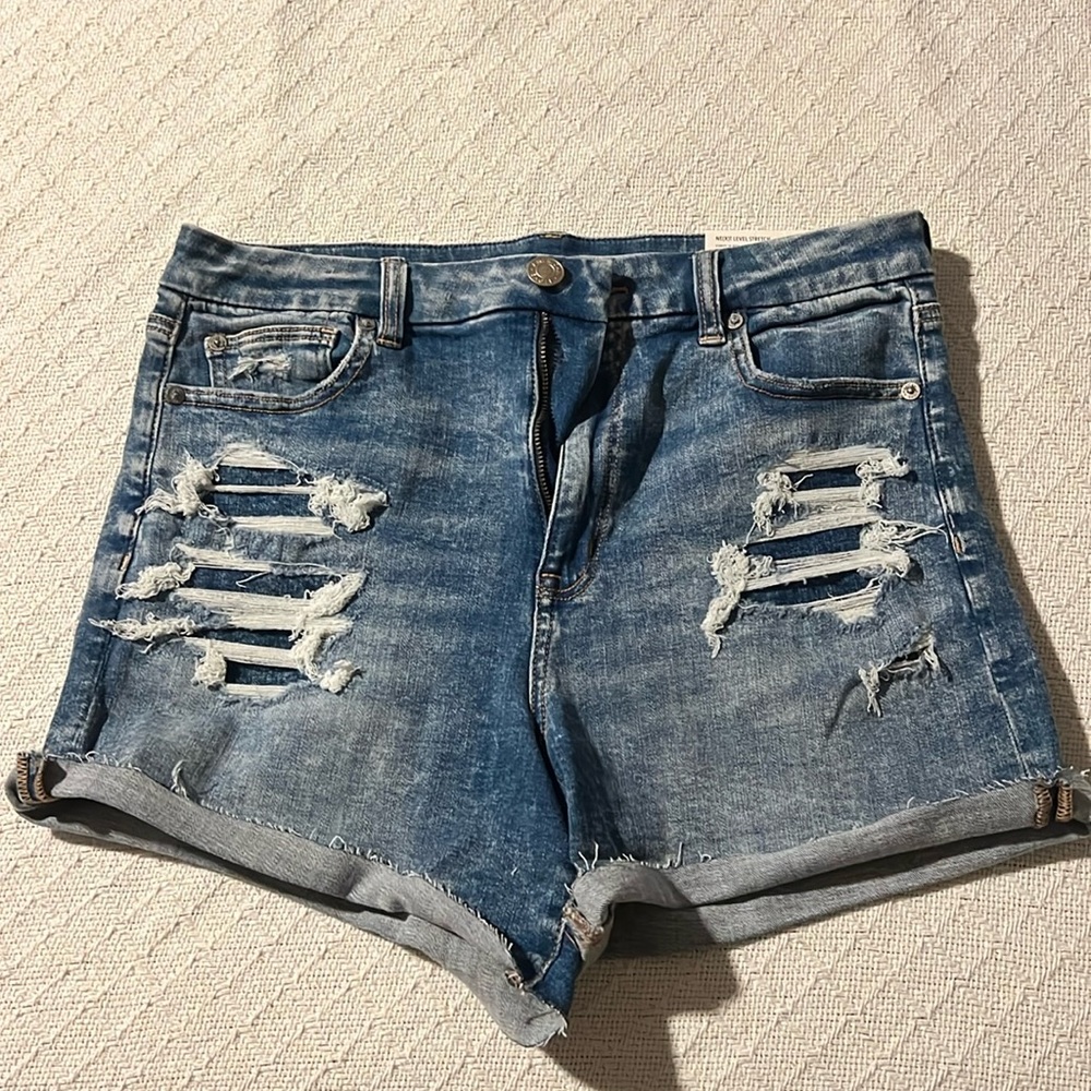 NWT American Eagle curvy hi-rise shortie size 10